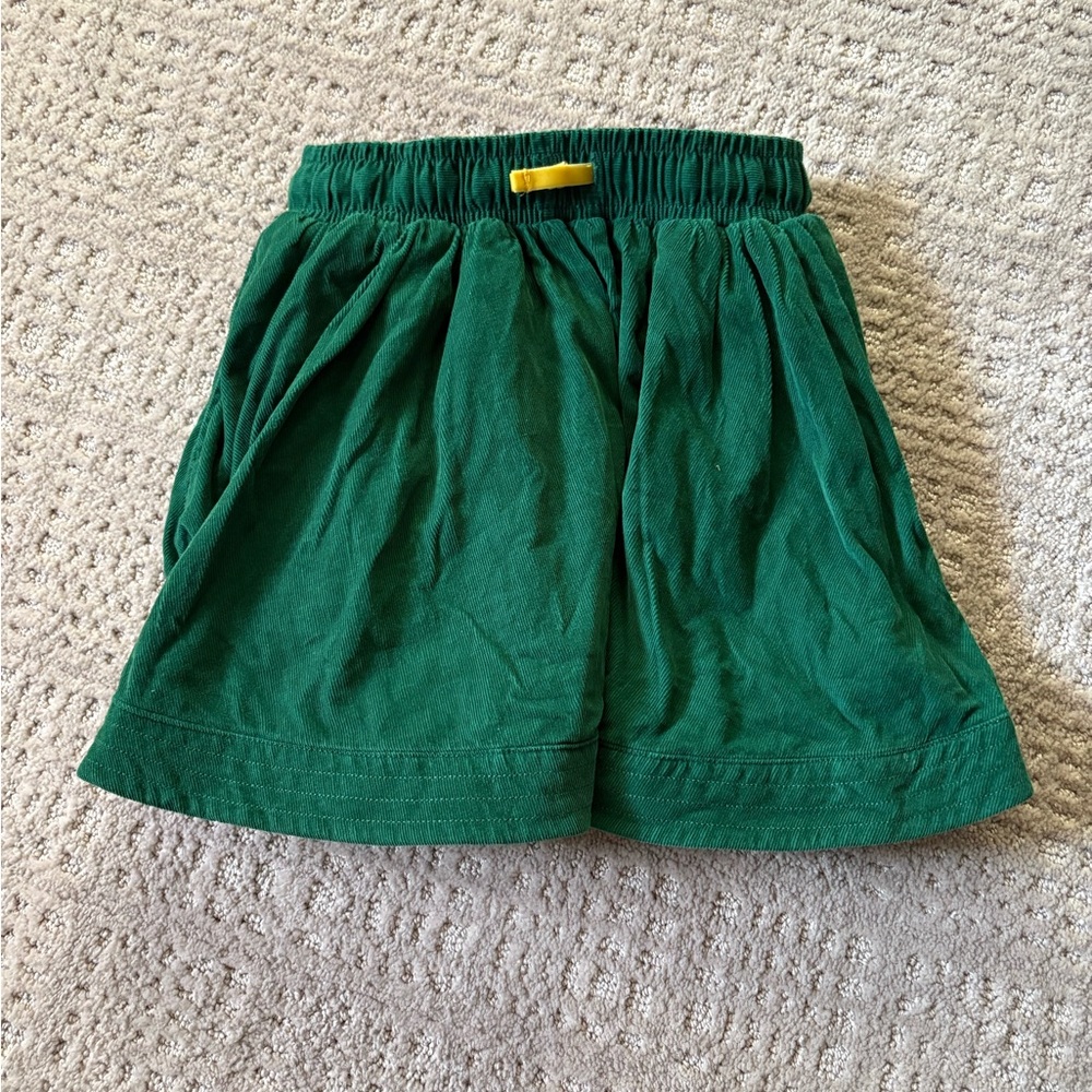 Mini Boden Forest Green Girls Skirt